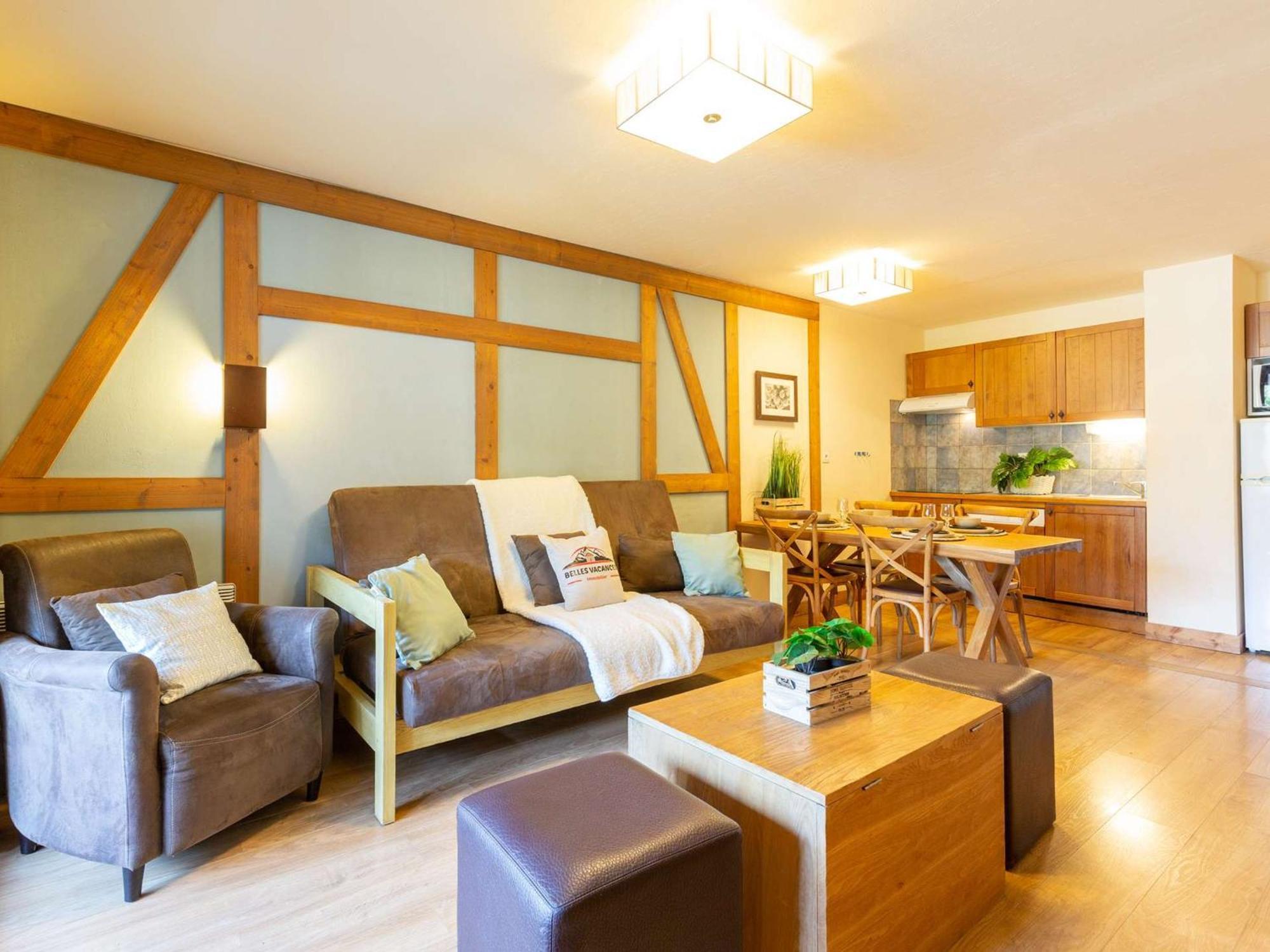 Appartement De 70 M² Au Centre-Ville Avec Piscine, Hammam, Sauna Et Balcon Bien Expose - Fr-1-296-392 Saint-Lary-Soulan Εξωτερικό φωτογραφία