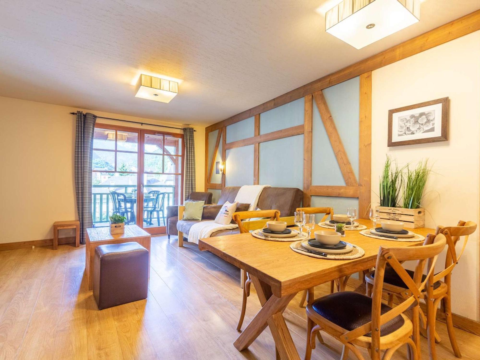 Appartement De 70 M² Au Centre-Ville Avec Piscine, Hammam, Sauna Et Balcon Bien Expose - Fr-1-296-392 Saint-Lary-Soulan Εξωτερικό φωτογραφία
